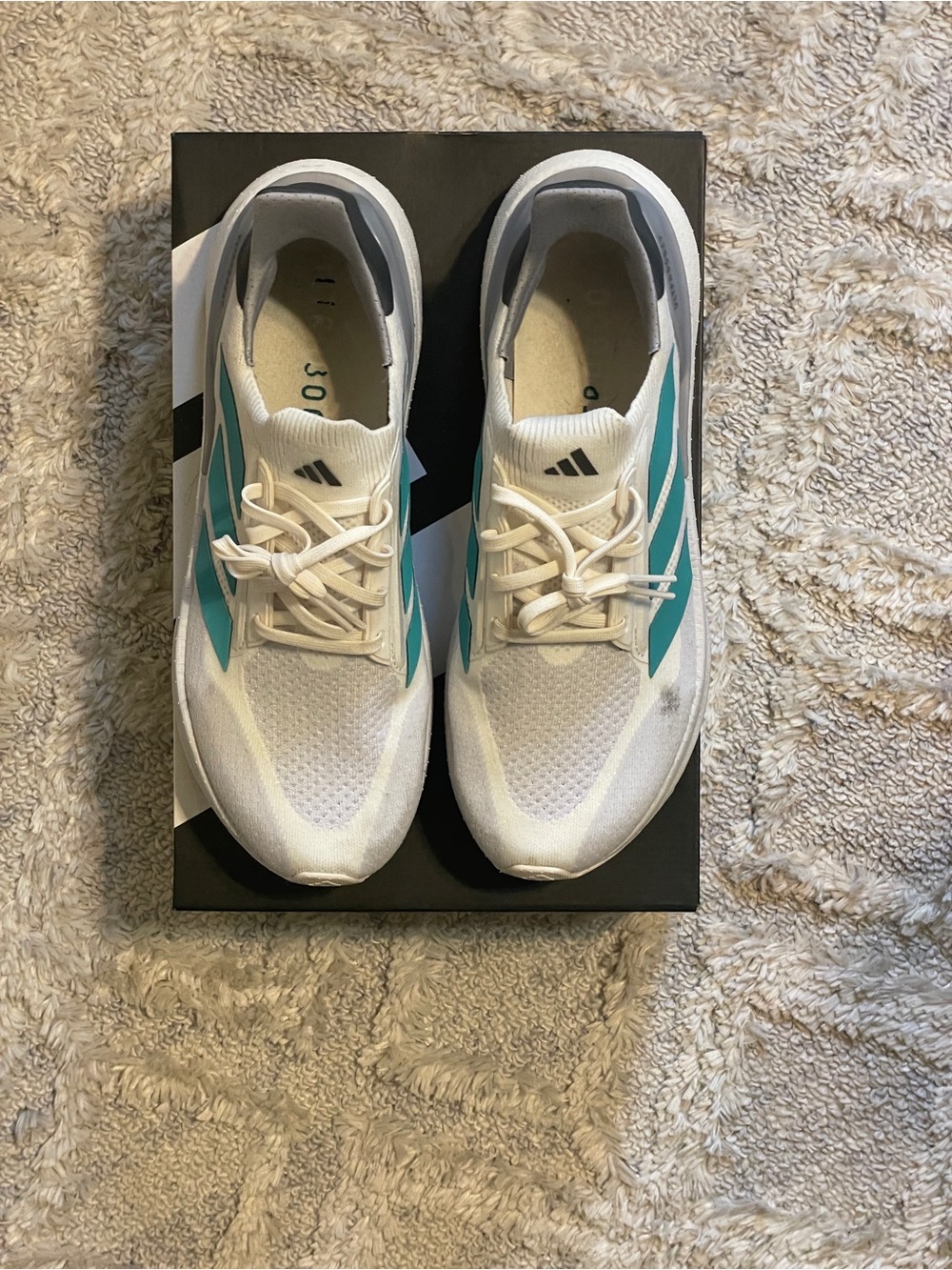adidas Ultraboost 5x with Teal Three-Stripes - Picture 2 of 6
